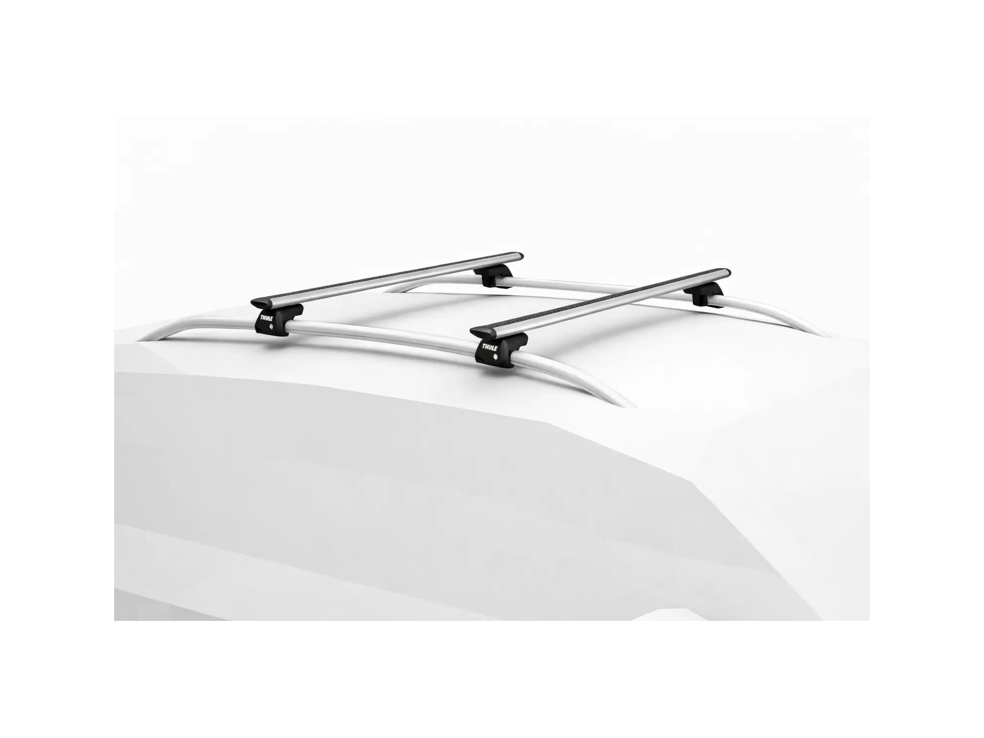 Thule WingBar Evo barras elevadas Plata | SNAILER®