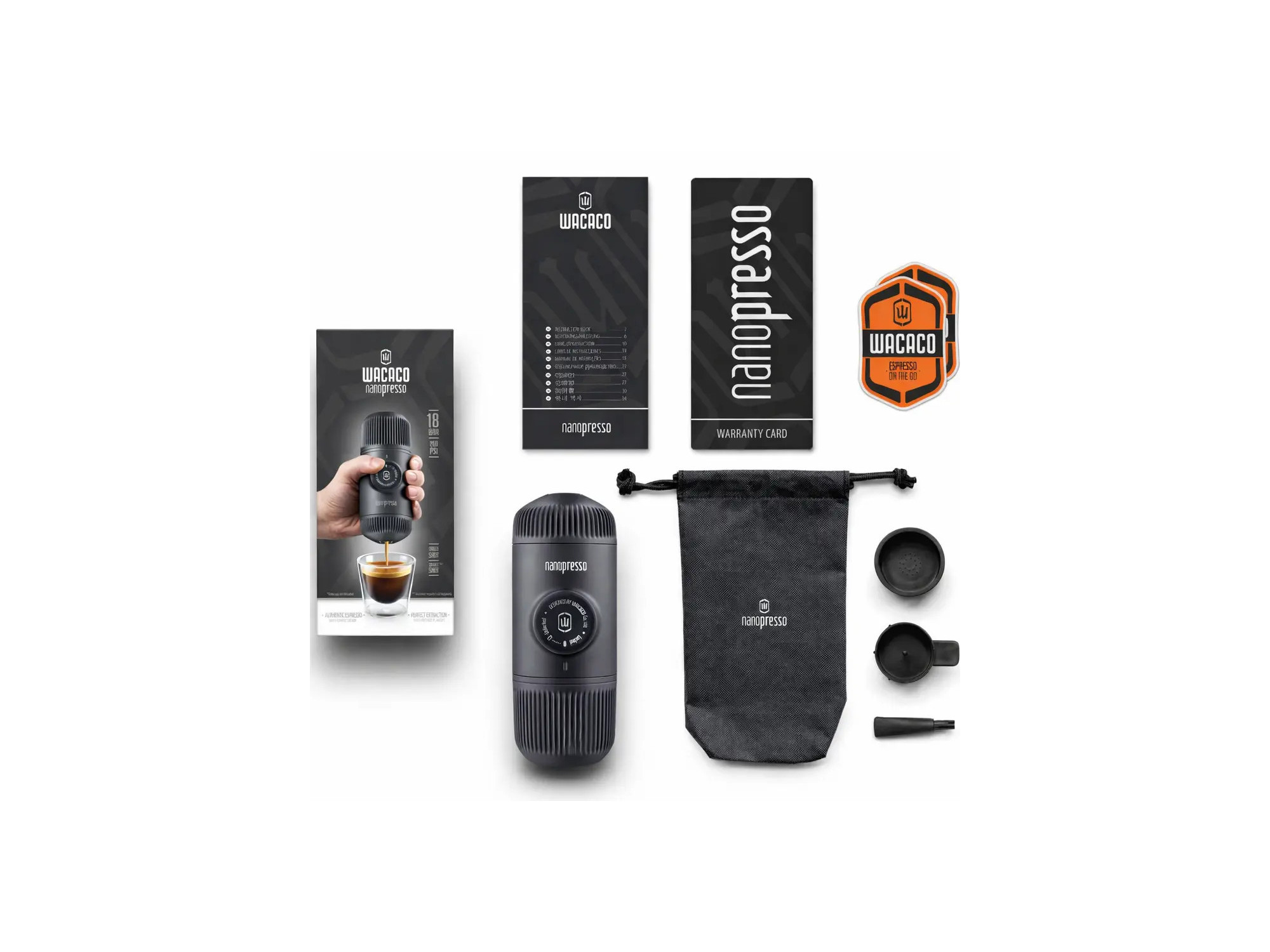 Wacaco Nanopresso + estuche rígido | Espresso manual | SNAILER®