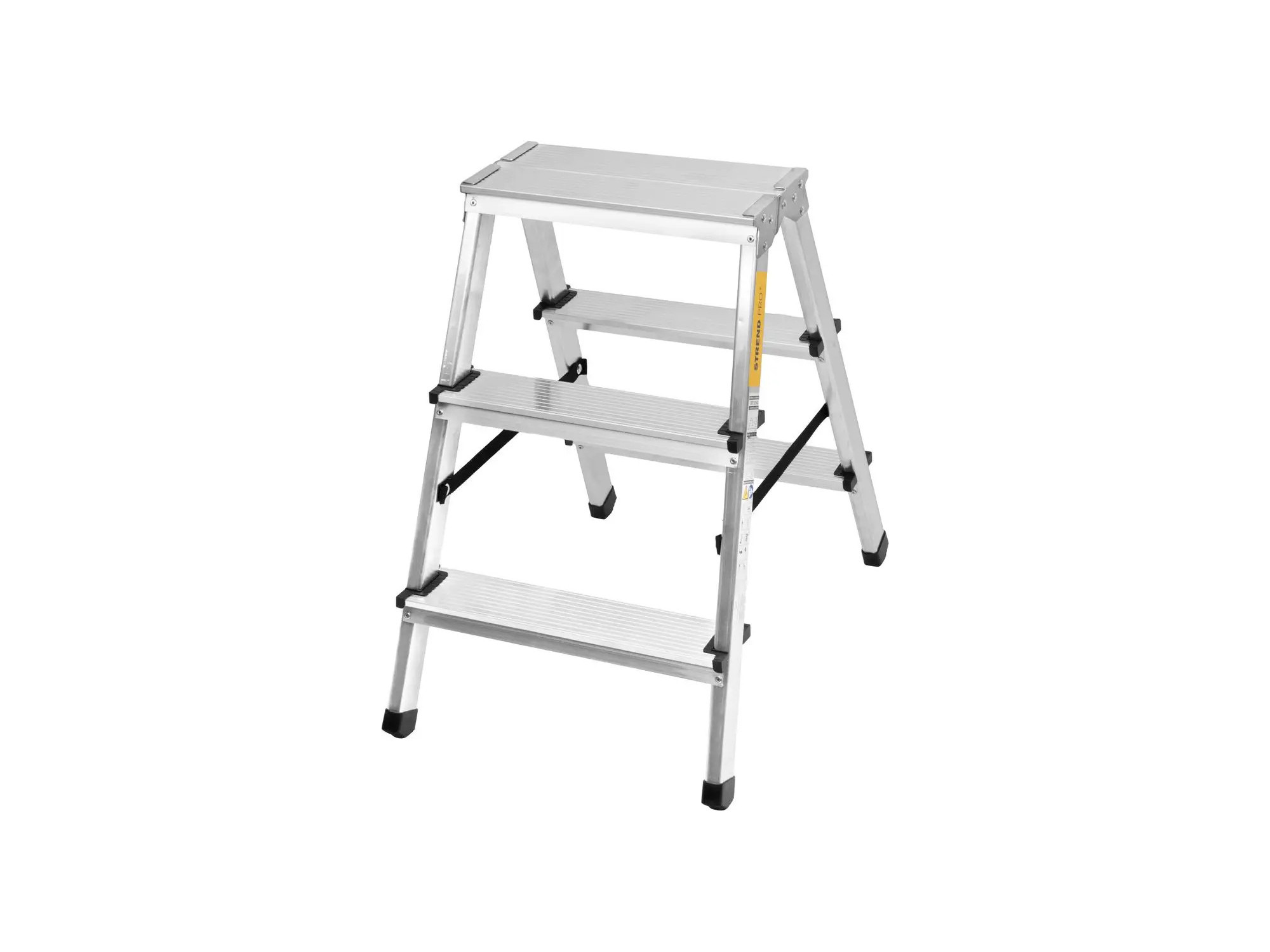 Escalera plegable de aluminio - 3 peldaños