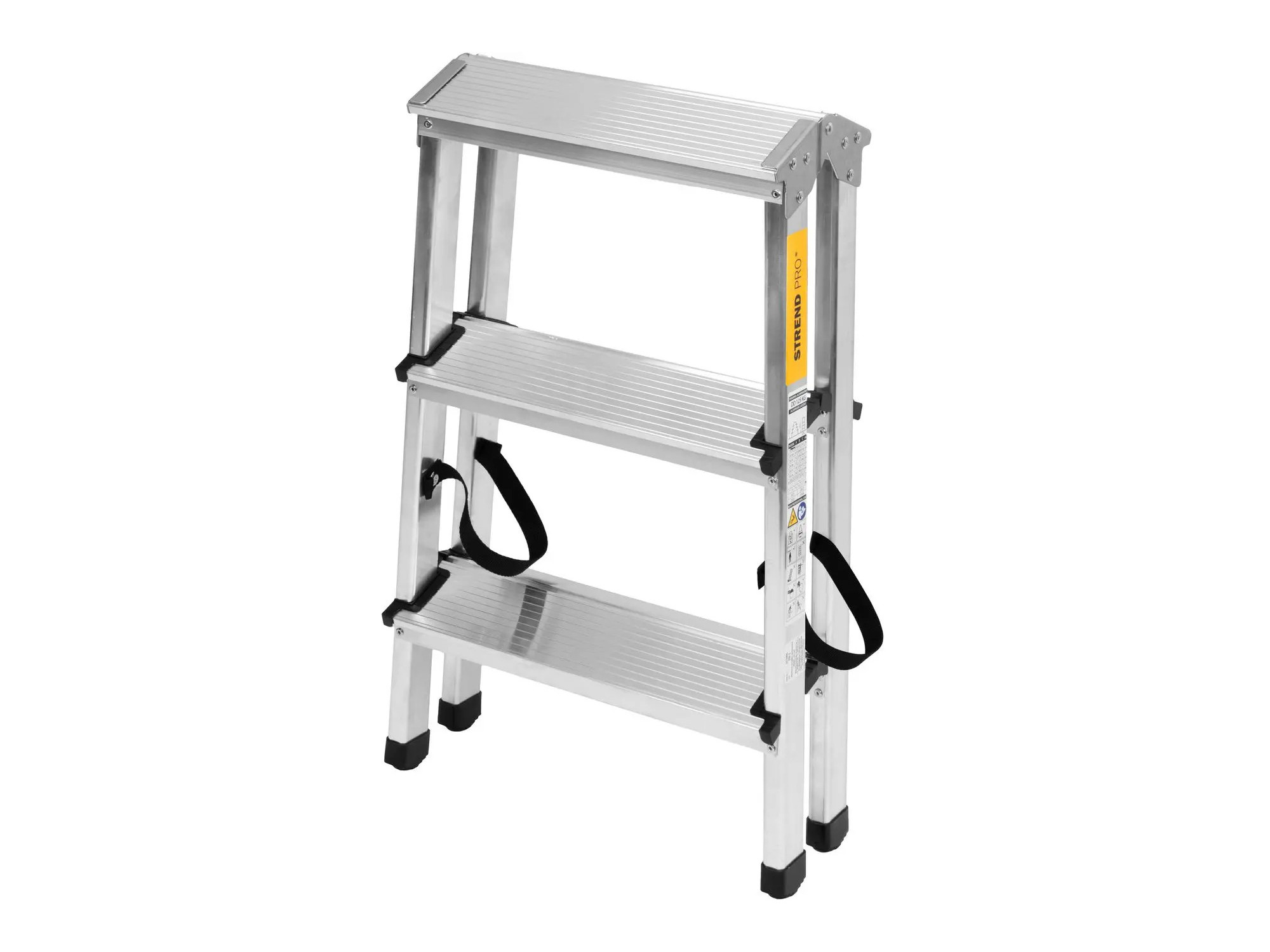 Escalera plegable de aluminio - 3 peldaños